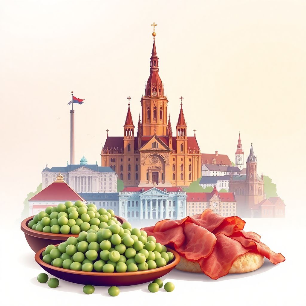 Ultra-high-definition gradient illustrations in Latvian style, featuring the Riga Cathedral and Freedom Monument