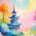 Watercolor style
